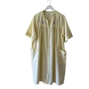 Secret Treasures Sleepwear Vintage Button Down Short Sleeves Oversized XL #1917